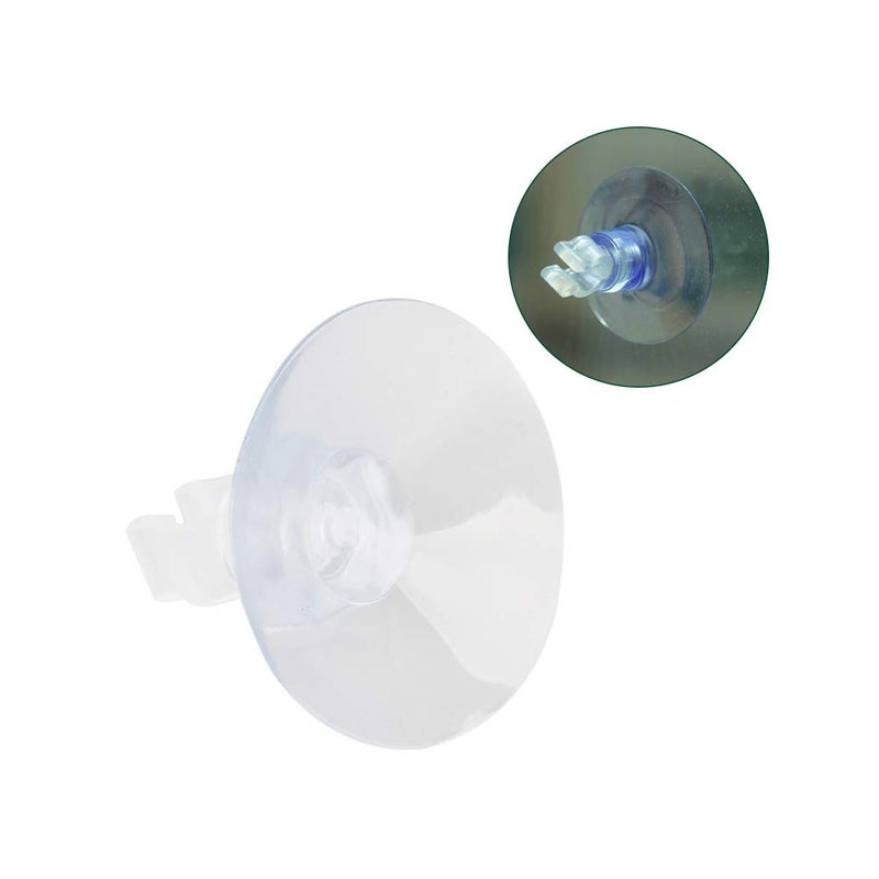 BornFeel Aquarium Suction Cups 20pcs Clear Airline Tube Clips Holders Clamps 3/16 '' for Fish Tank Tubing - Image 2
